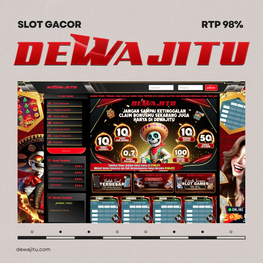 Dewajitu Slot Gacor 🐂 RTP 98 % Pragmatic Play & PGSoft